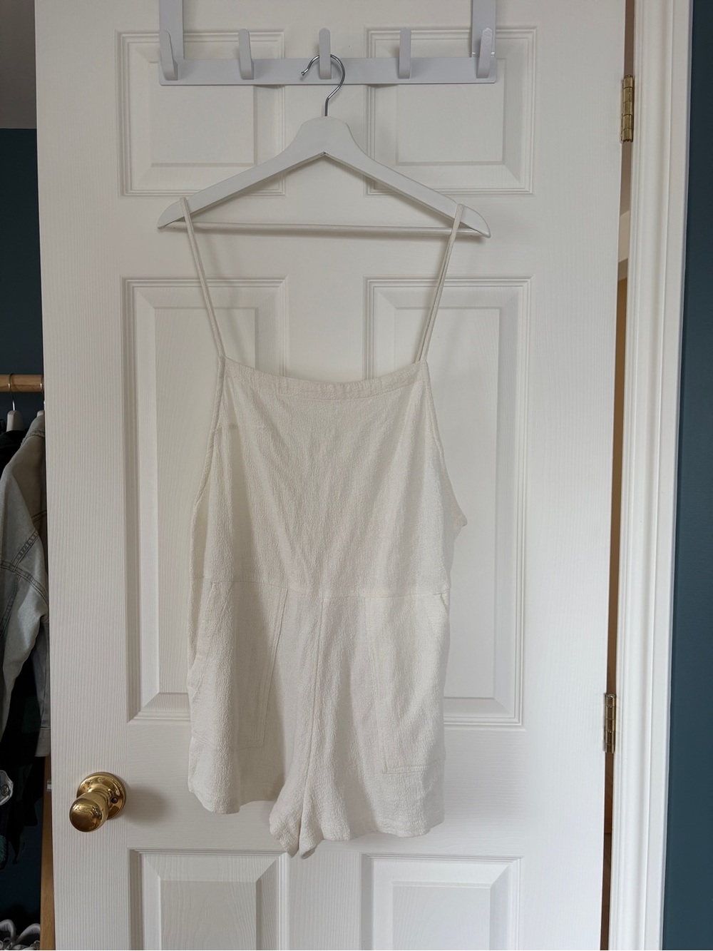 Rip Curl Cream Spaghetti Strap Romper